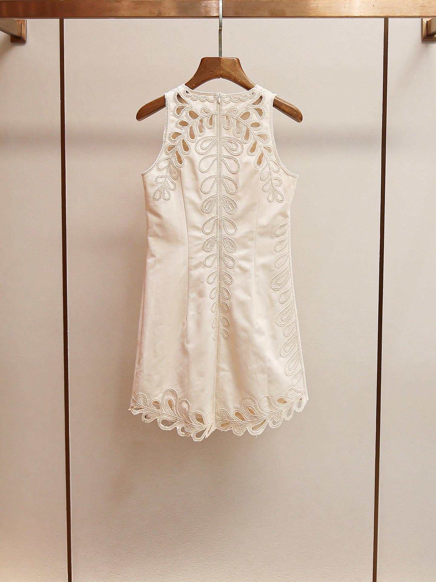 The Madeleine Embroidered Sleeveless Dress