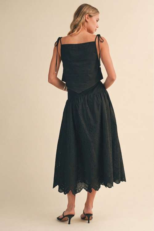 The Charlotte Scalloped Eyelet Set