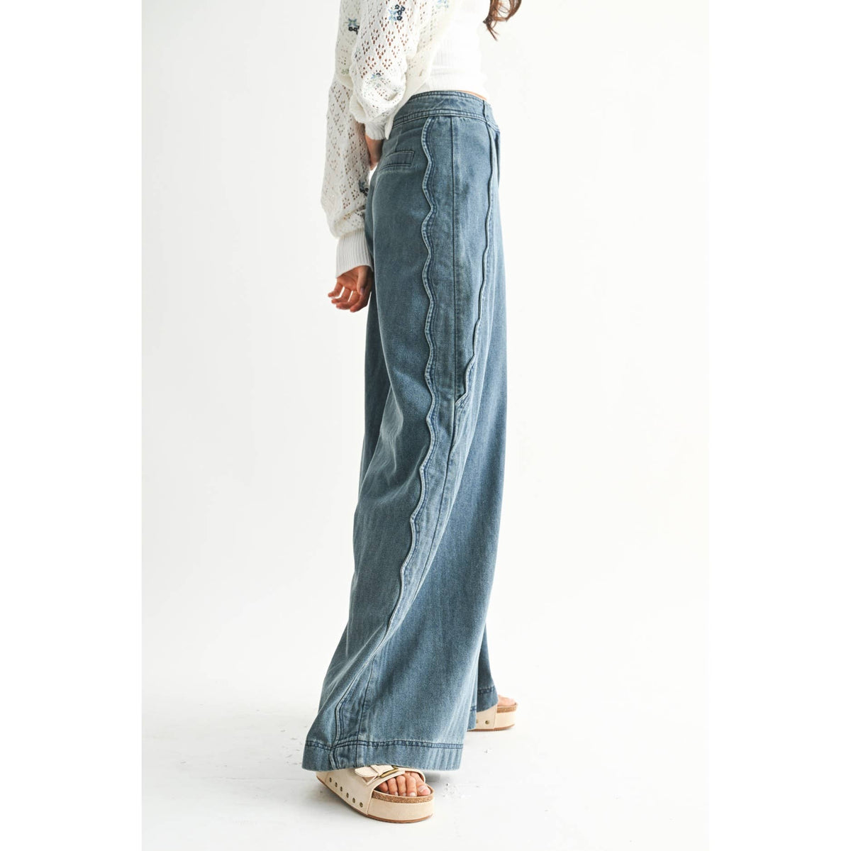 The Hollis Wide Leg Denim