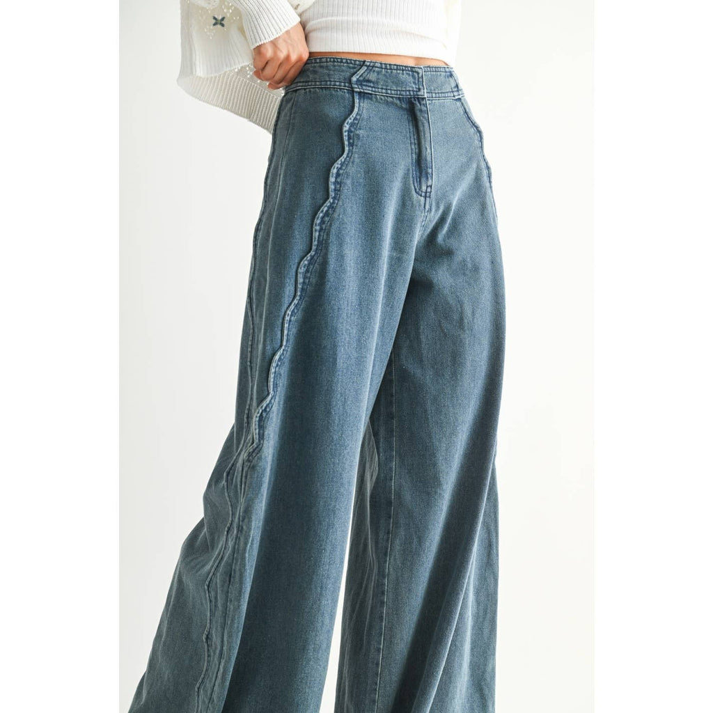 The Hollis Wide Leg Denim