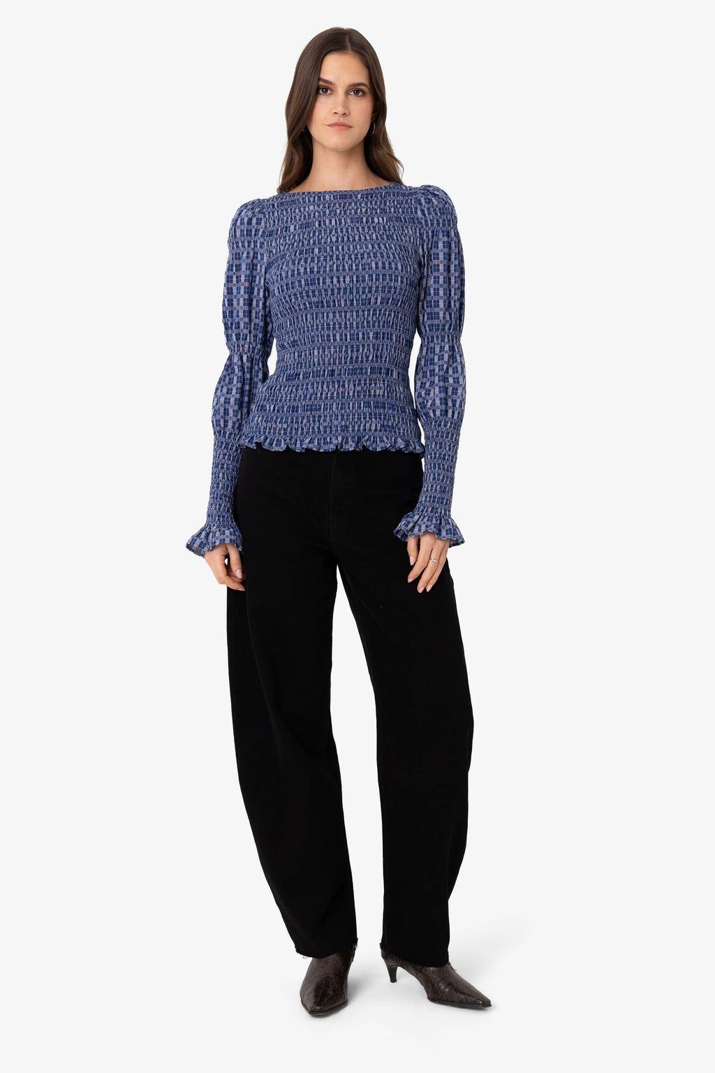 The Iris Smocked Top