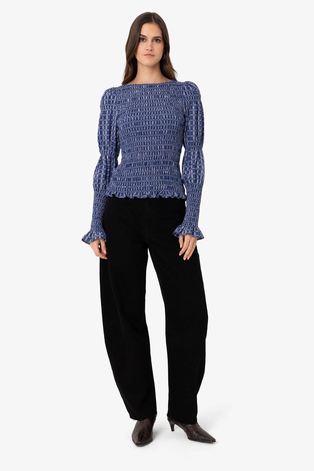 The Iris Smocked Top