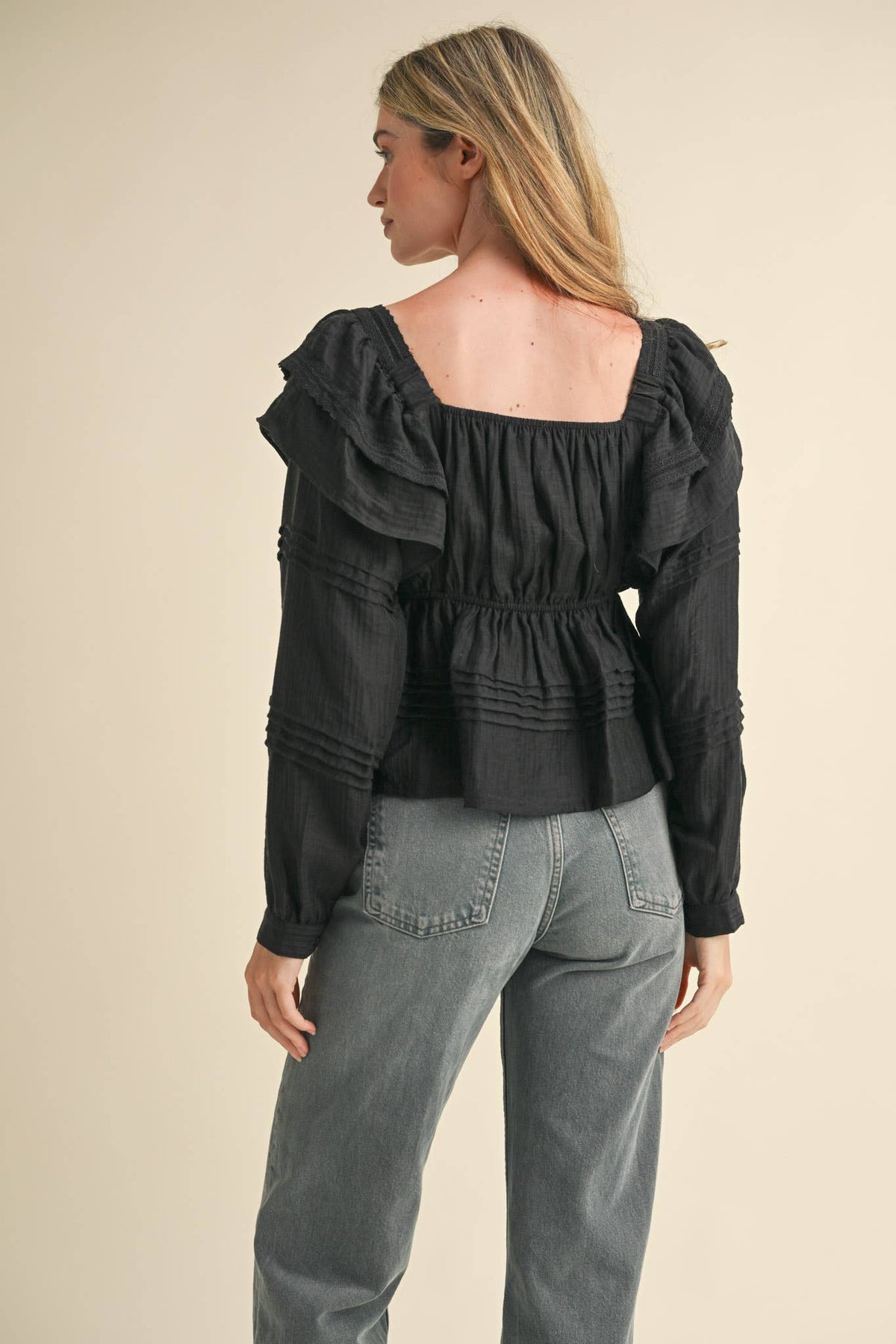 The Lacy Ruffled Top