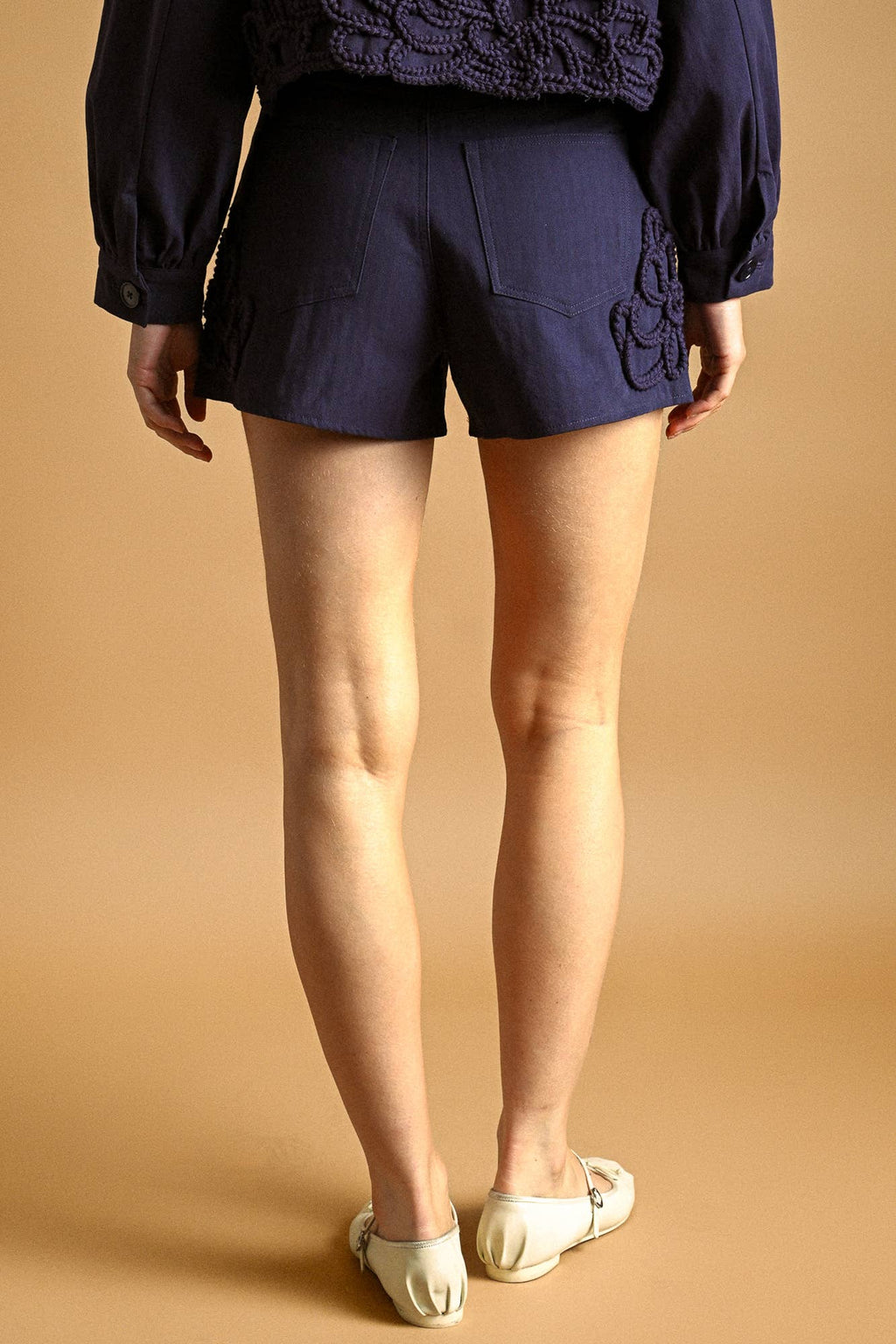 The Midnight Embroidered Shorts