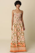 The Sienna Botanical Border Maxi Dress