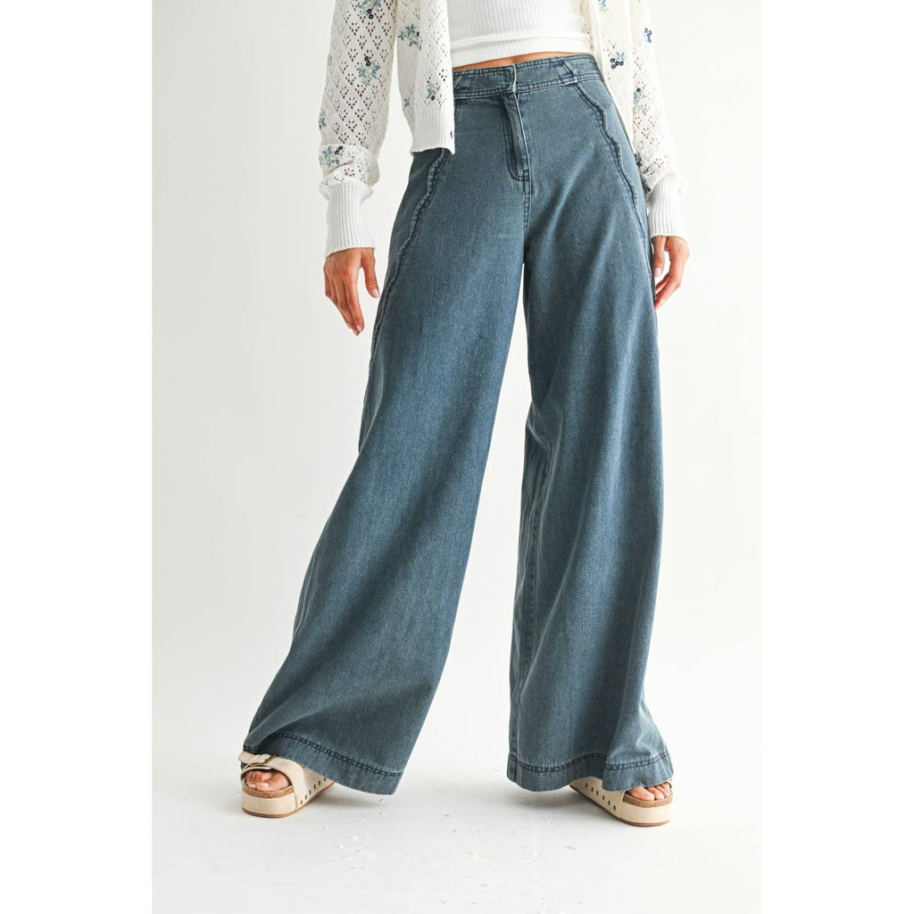 The Hollis Wide Leg Denim