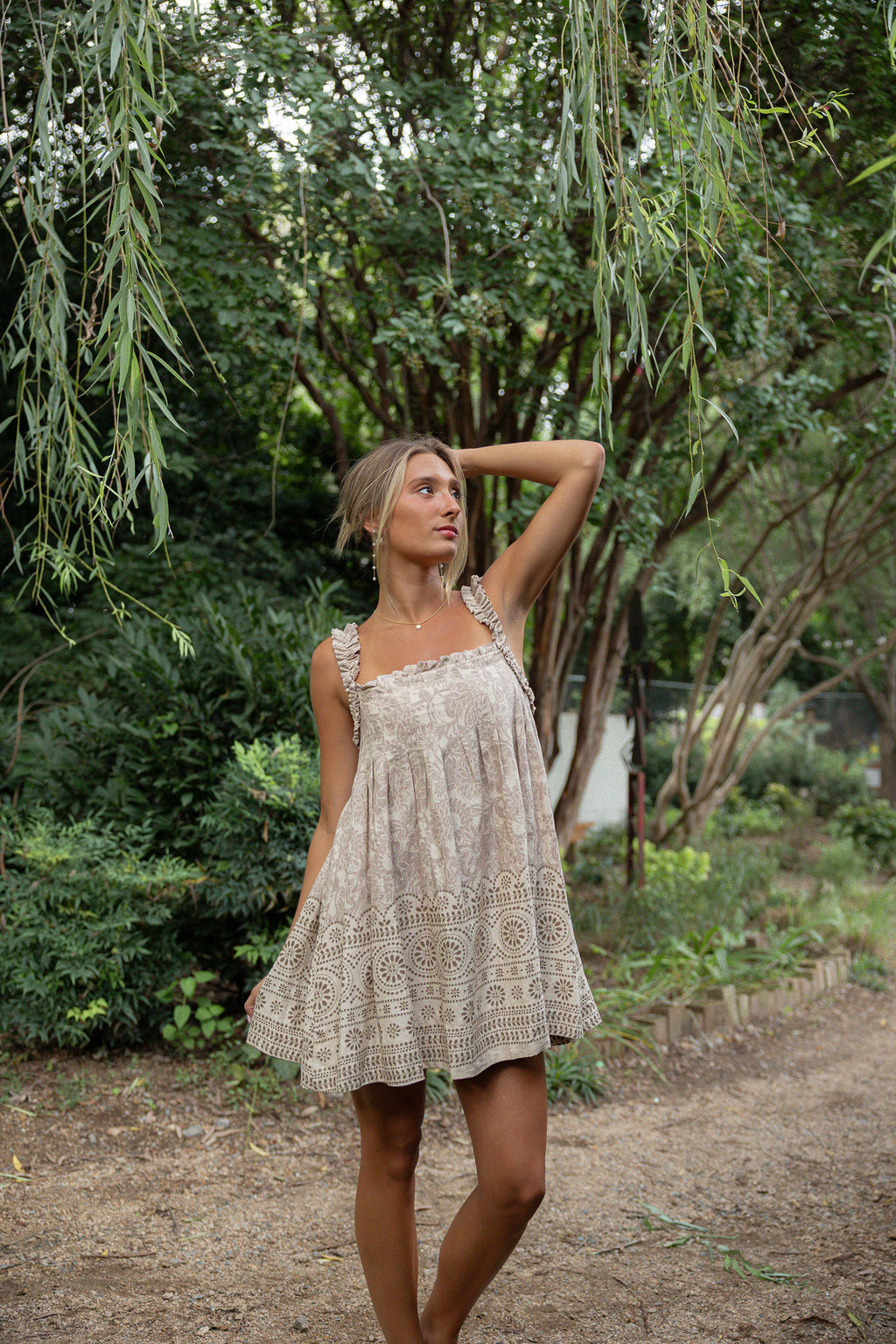 The Béatrice Babydoll Mini Dress