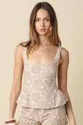 The Stevie Smocked Top