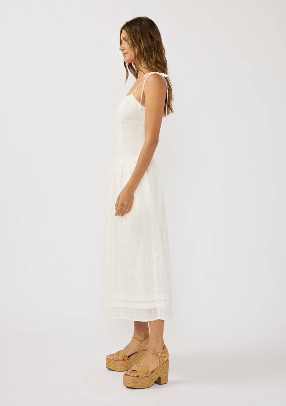 The Lucie Drop Waist Midi Dress