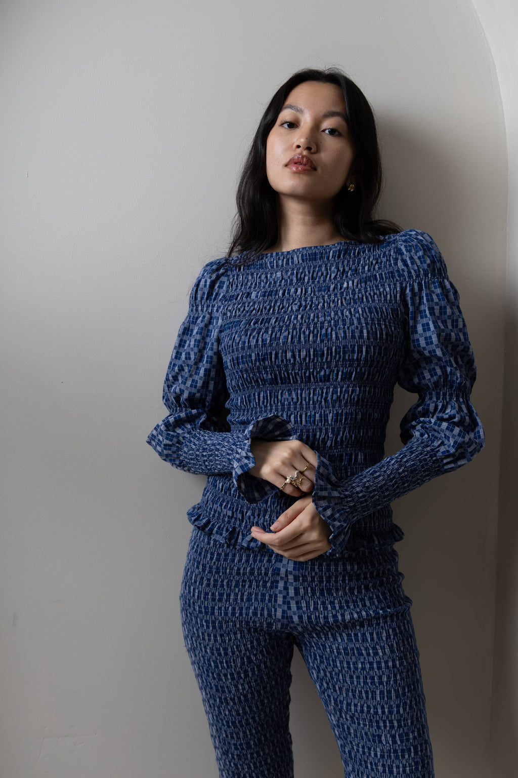 The Iris Smocked Top