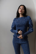 The Iris Smocked Top