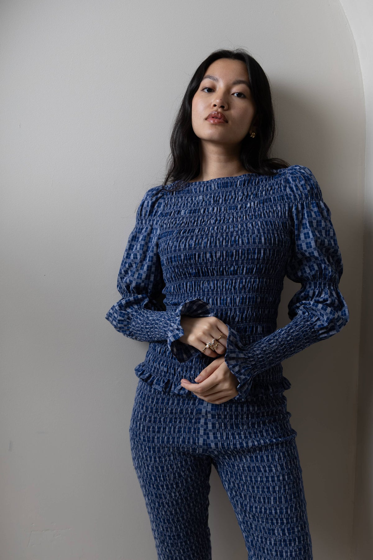 The Iris Smocked Top