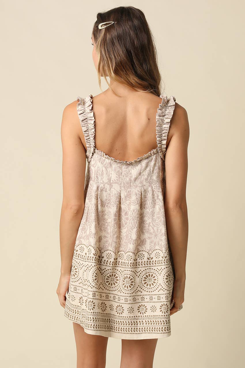 The Béatrice Babydoll Mini Dress