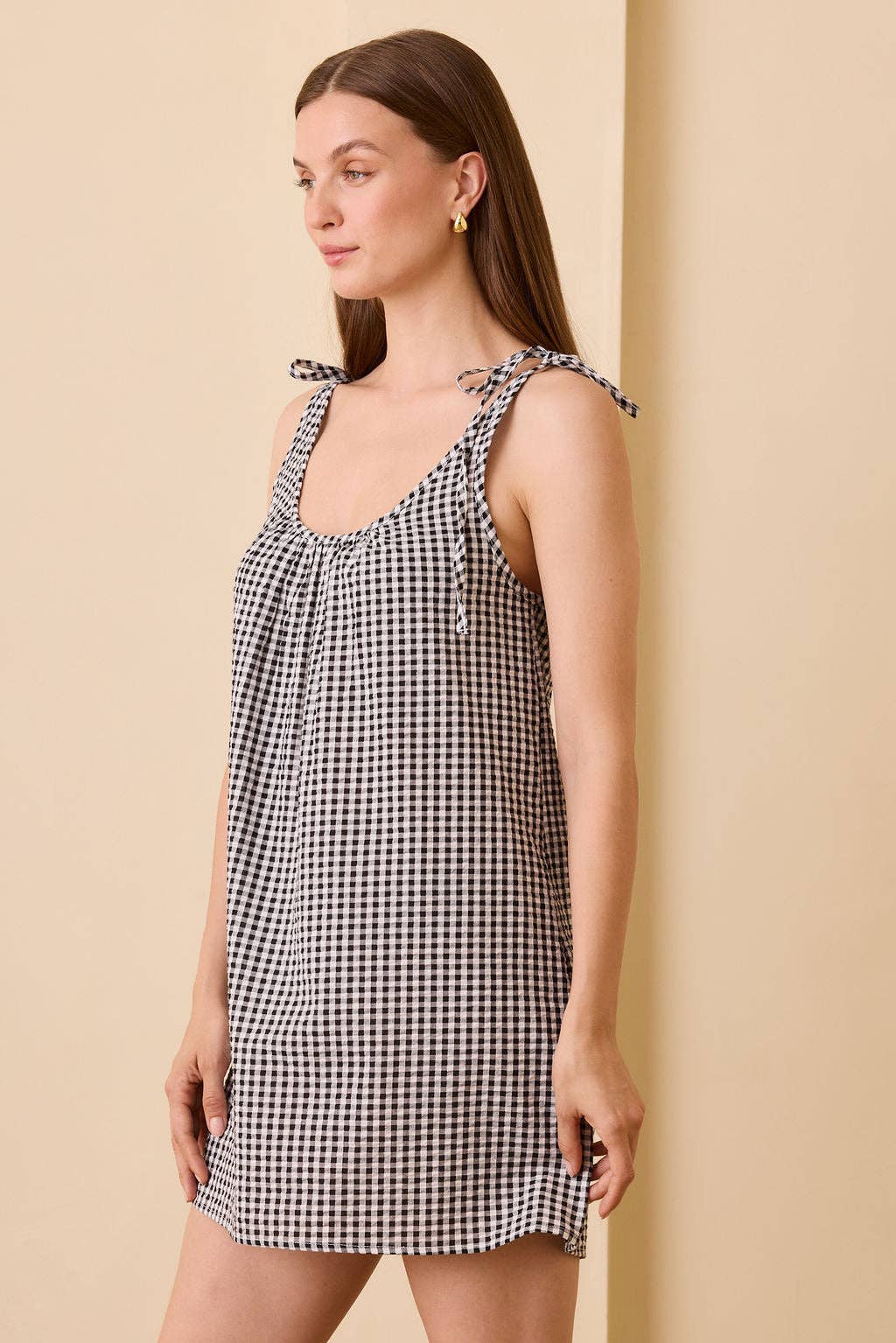 The Sabrina Seersucker Mini Dress