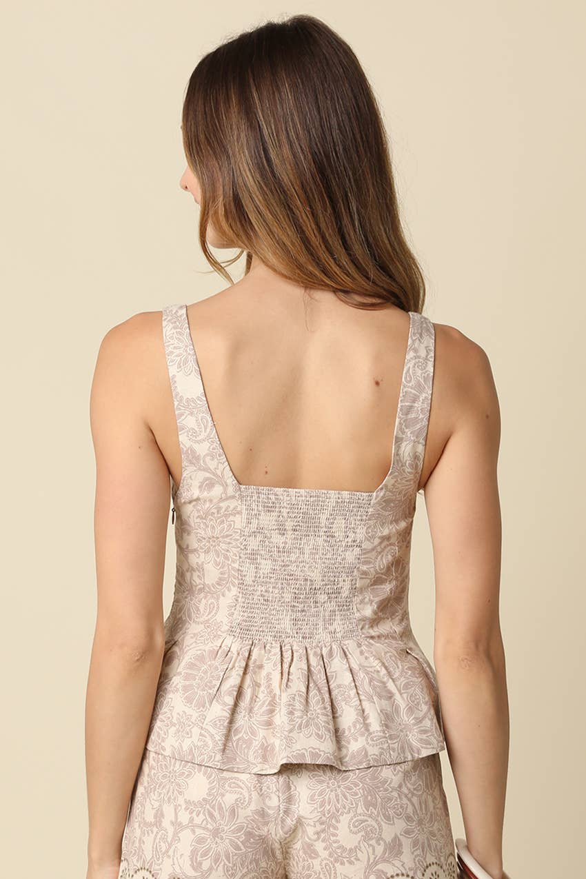The Stevie Smocked Top