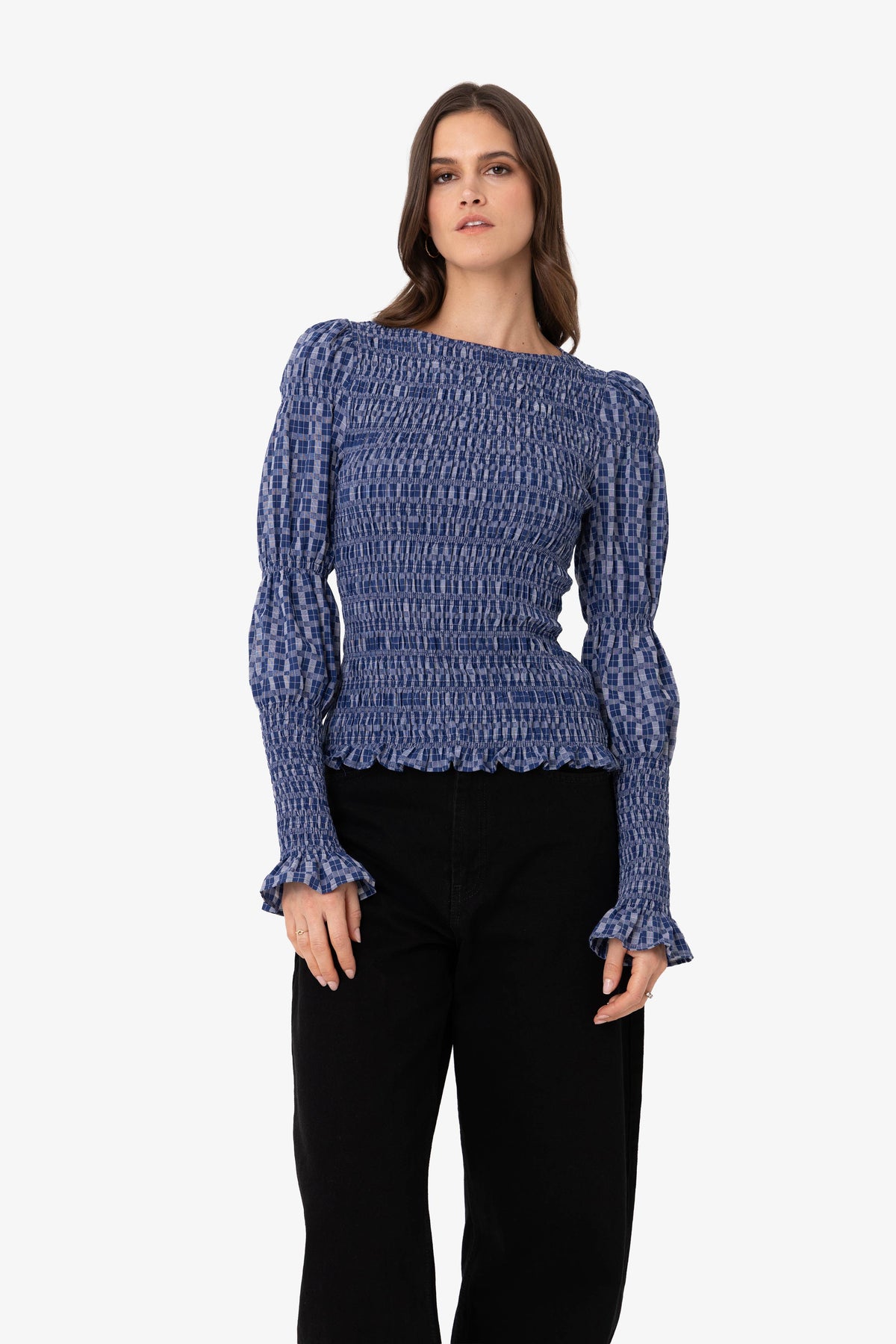 The Iris Smocked Top