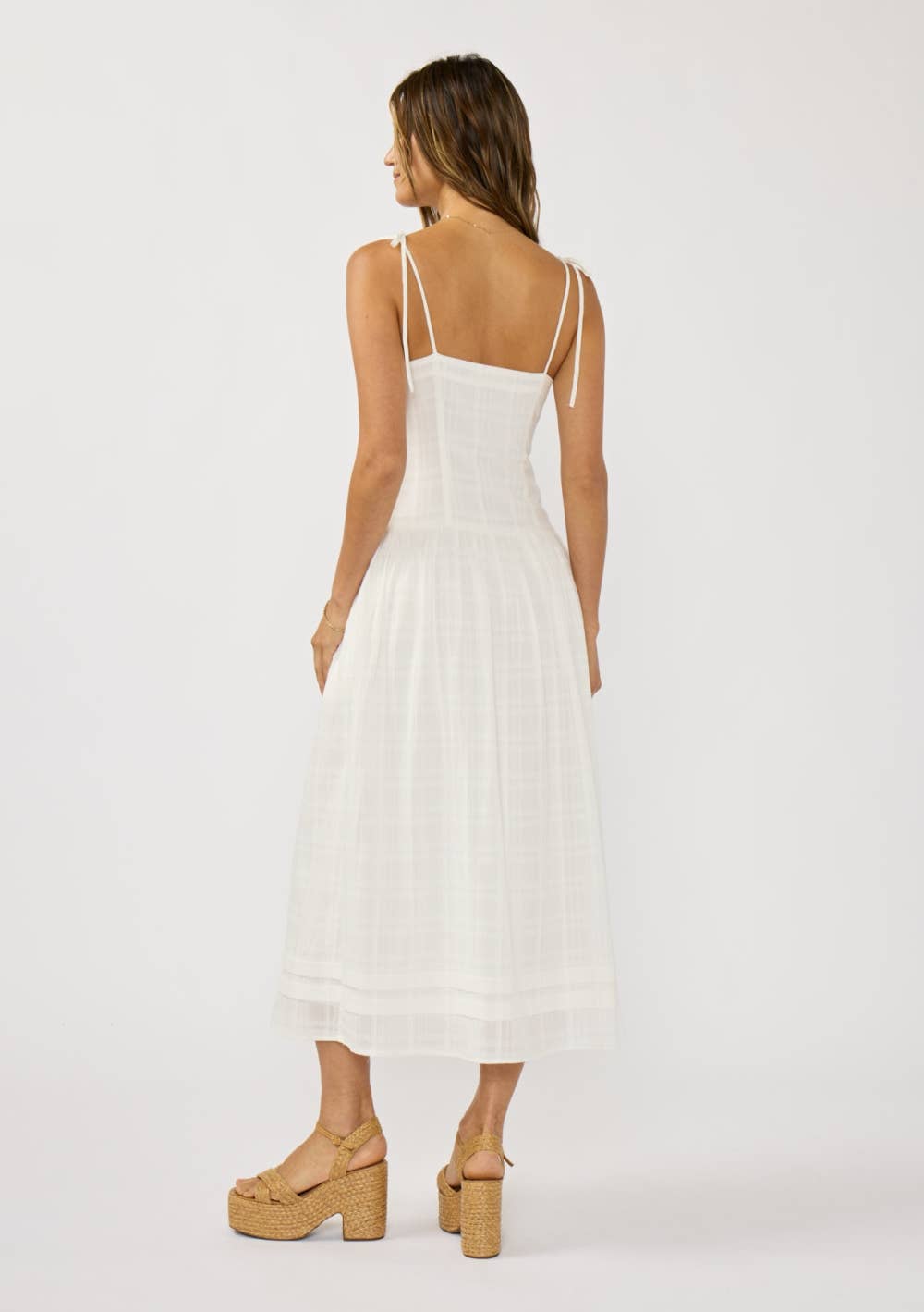 The Lucie Drop Waist Midi Dress