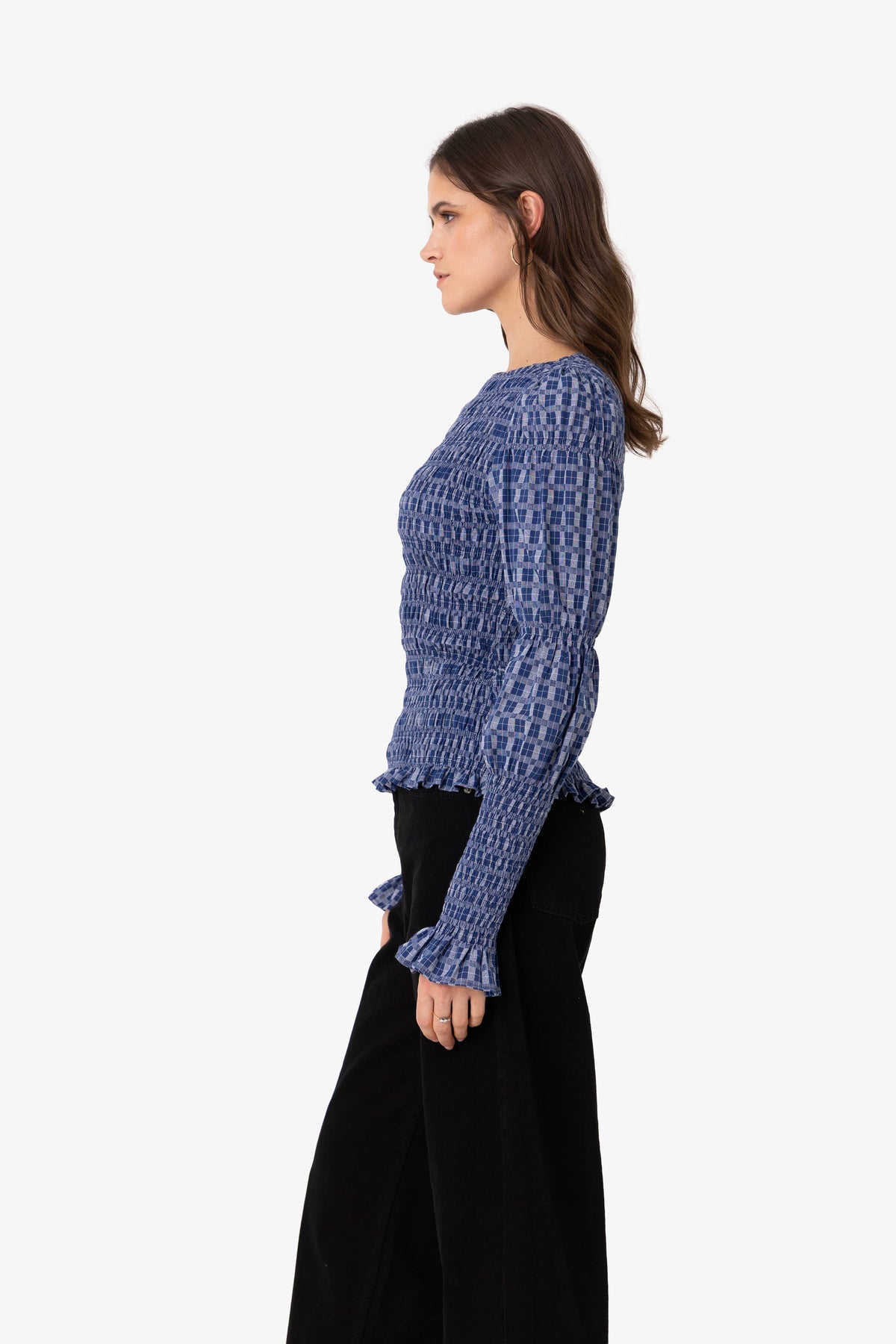 The Iris Smocked Top