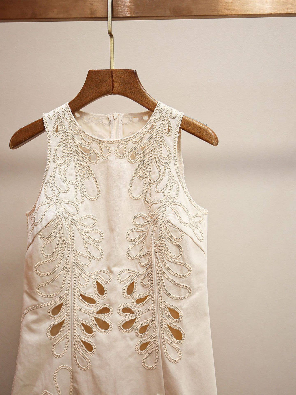The Madeleine Embroidered Sleeveless Dress