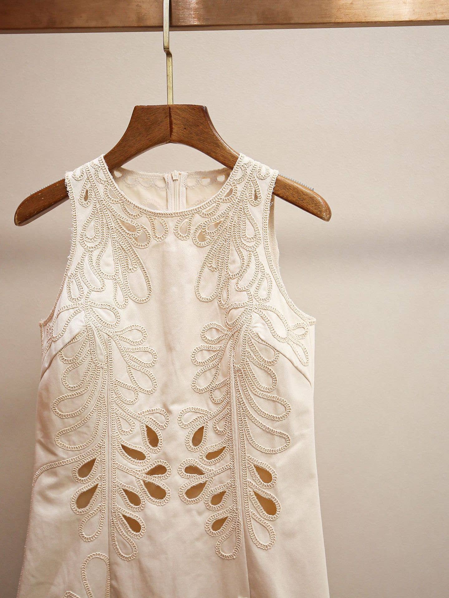 The Madeleine Embroidered Sleeveless Dress