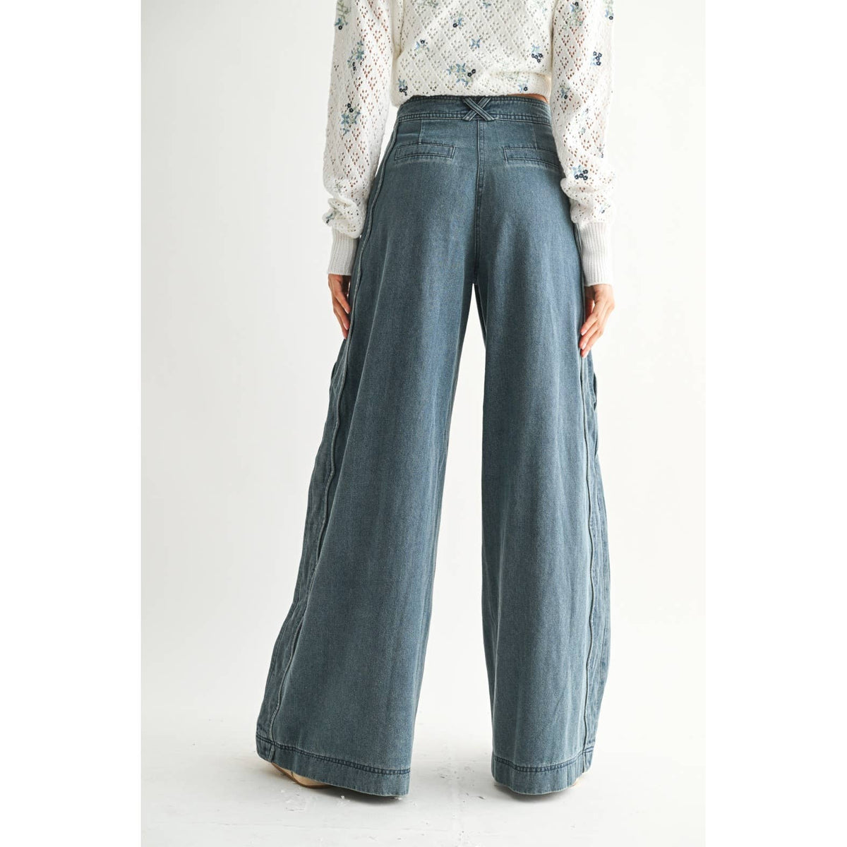 The Hollis Wide Leg Denim