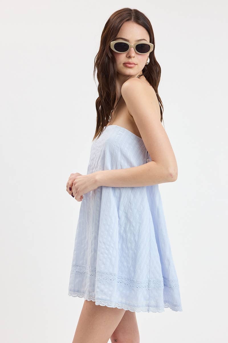 The Mila Embroidered Mini Dress